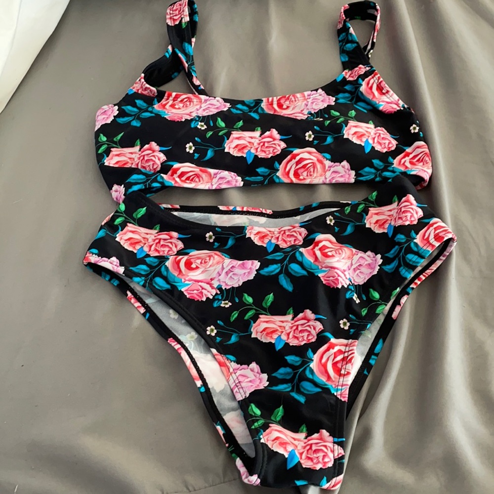 Multi Color Floral Bikini